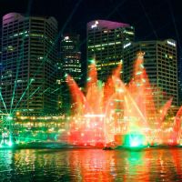 Vivid-Sydney-2015 Vivid-Laser-Fountain-Water-Theatre Darling-Harbour Credit---Destination-NSW JK019