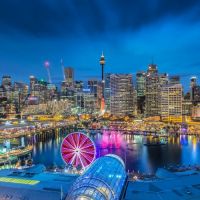 VIVID-Sydney-2015 Vivid-Laser-Fountain-Water-Theatre Darling-Harbour Credit---Destination-NSW HL050